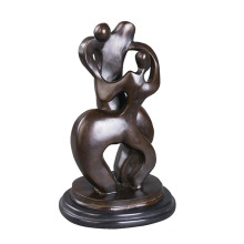 Abstract Brass Statue Couple Dance Craft Bronze Sculpture Tpy-185